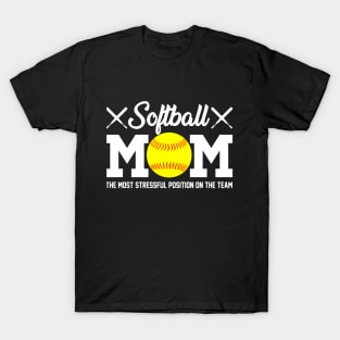 Softball Mom For Mom T-Shirt